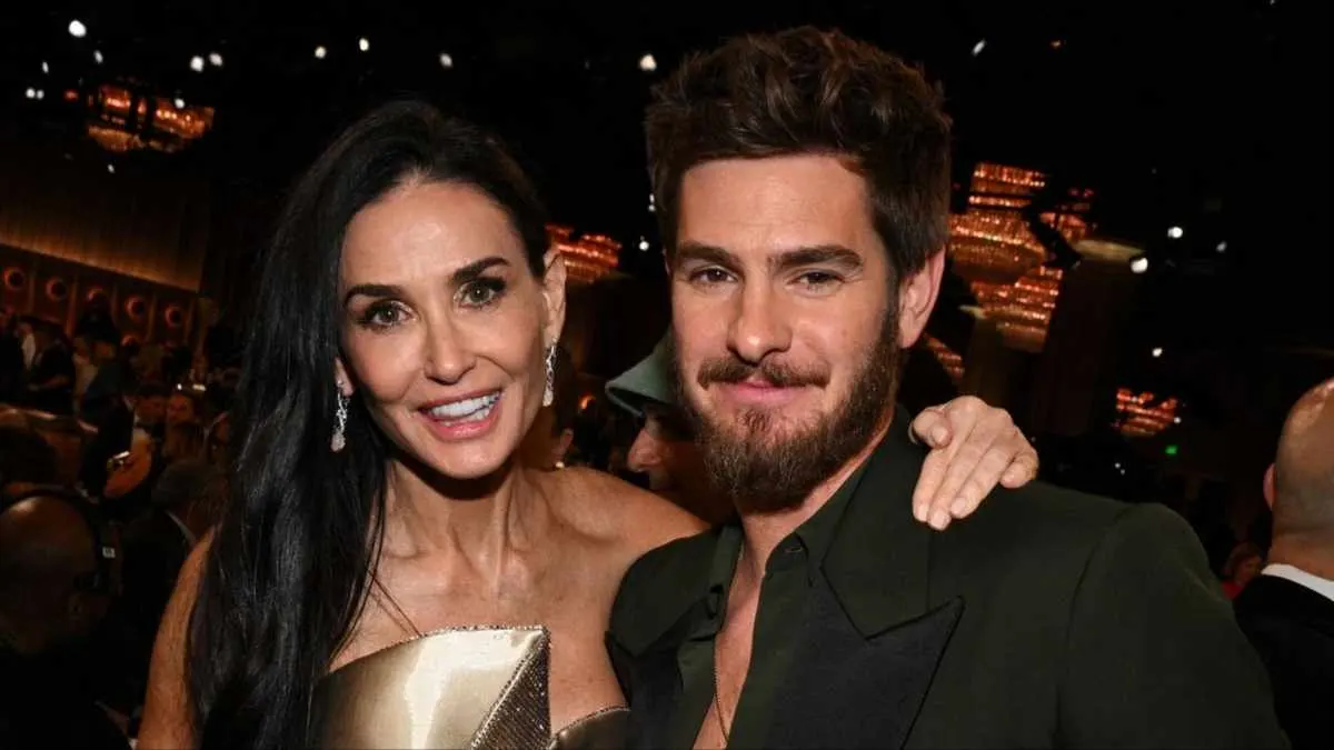 Demi Moore with Andrew Garfield