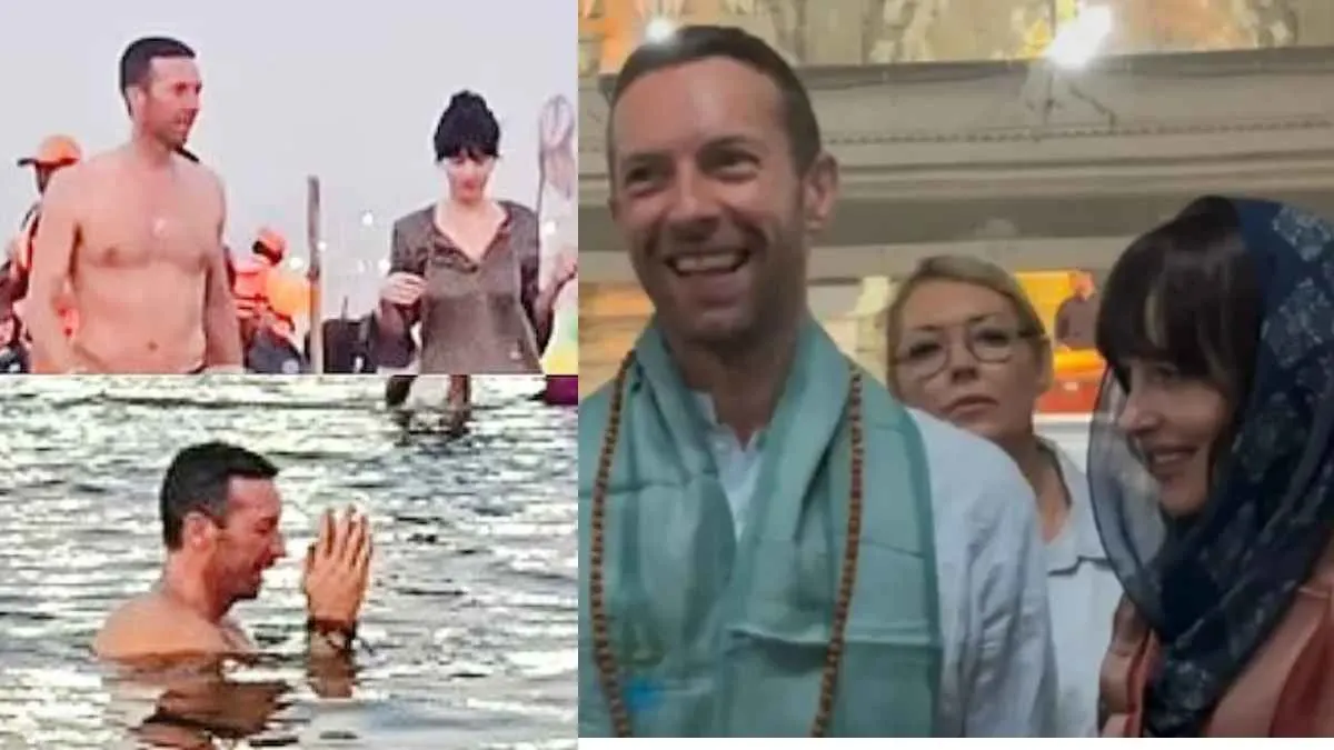 Chris martin and Dakota johnson