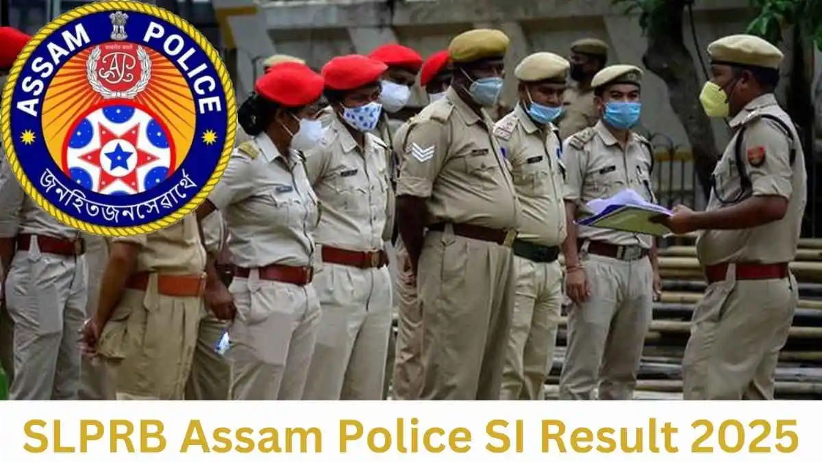 Assam Police SI Result 2025